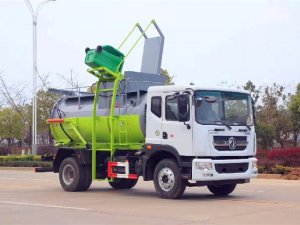 東風10立方餐廚垃圾車圓罐